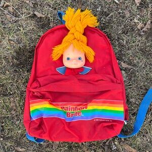 Vintage Rainbow Brite Hallmark Cards 1983 Backpack